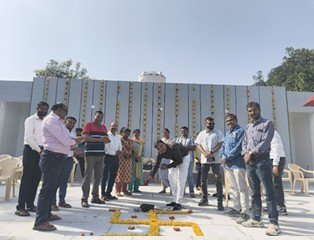 Virtually inaugurated the Cultural Arena at College of Agricultural Engineering & Technology, Dediapada 