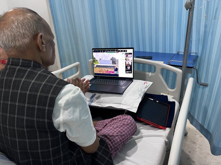 Virtually inaugurated the Cultural Arena at College of Agricultural Engineering & Technology, Dediapada 