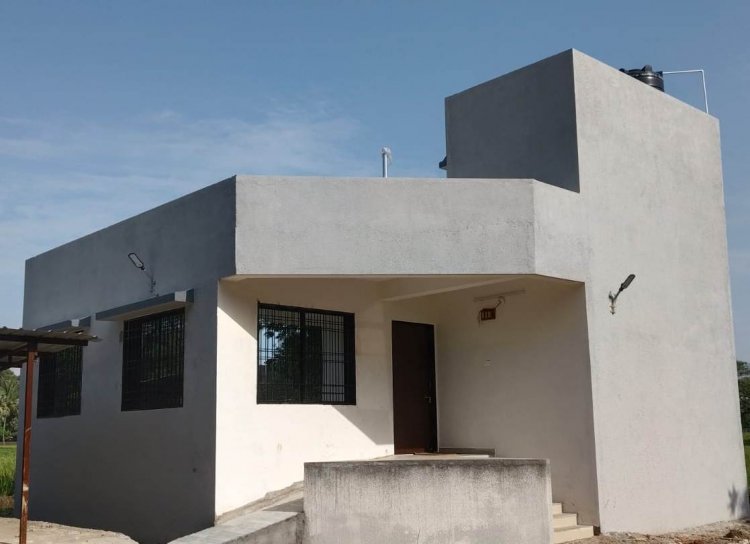 Virtually inaugurated Office building at Agricultural Research Station, NAU, Hansot 