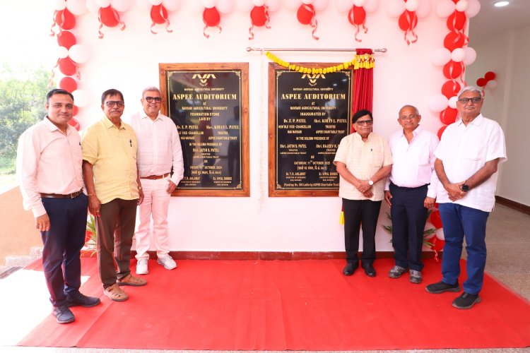 Inauguration of the ASPEE Auditorium at NAU, Navsari 
