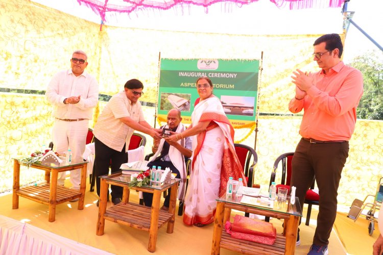 Inauguration of the ASPEE Auditorium at NAU, Navsari 