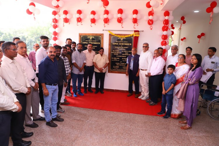 Inauguration of the ASPEE Auditorium at NAU, Navsari 