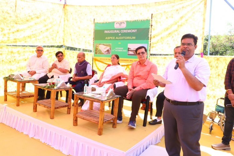 Inauguration of the ASPEE Auditorium at NAU, Navsari 