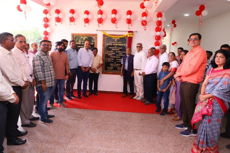 Inauguration of the ASPEE Auditorium at NAU, Navsari 