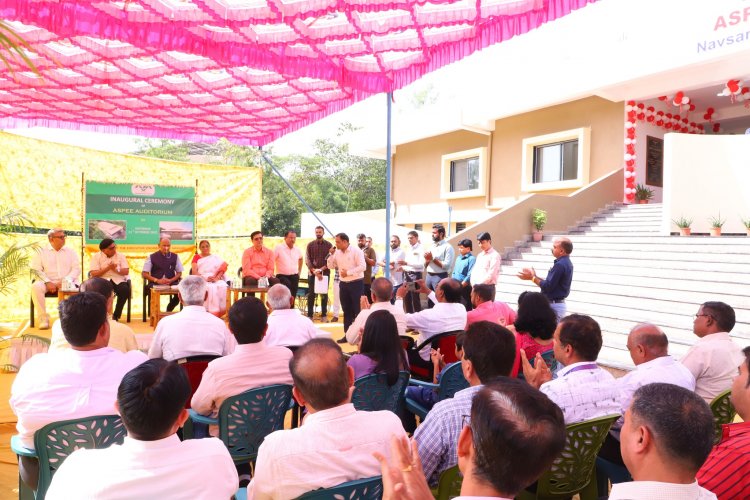 Inauguration of the ASPEE Auditorium at NAU, Navsari 