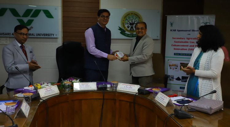 Inaugural ceremony of ICAR Short Course on SASUVEPI on January 28, 2026 at NAU-Navsari 