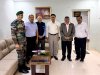 Air Marshal (Retd) Prakash Desai, PVSM, AVSM, VSM; and Wg Cdr (Retd) Jaydev Desai paid a gracious visit to Hon’ble Vice-Chancellor, Dr. R. M. Naik on 21st August 2026.