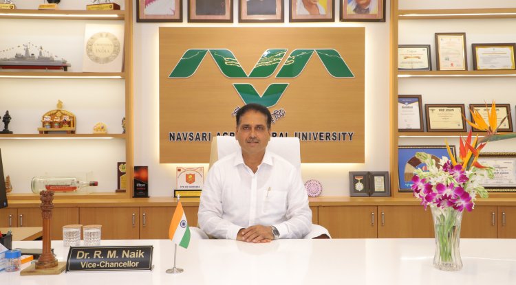 Dr. R.M.Naik, VC, NAU assuming the charge of Hon'ble Vice-Chancellor