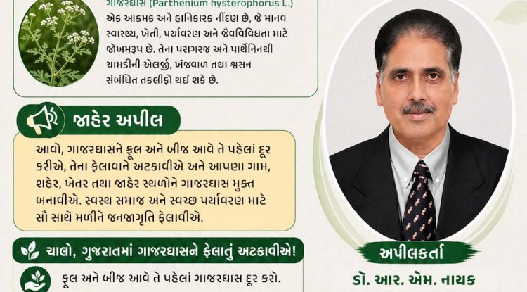 21st Parthenium Awareness Week 16–22 August 2026 NAVSARI AGRICULTURAL UNIVERSITY, NAVSARI
