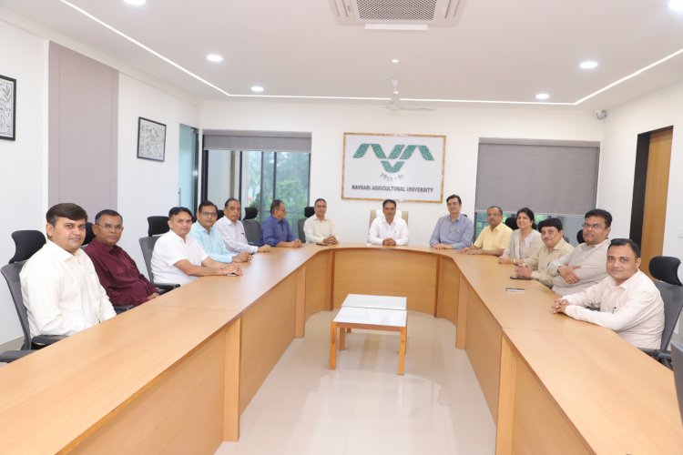 Dr. R.M.Naik, VC, NAU assuming the charge of Hon'ble Vice-Chancellor
