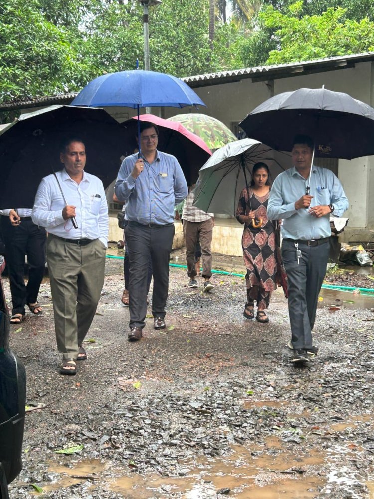 Hon'ble Vice-Chancellor visit to FRS, Gandevi