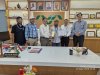 Hon’ble Vice-Chancellor Dr. R. M. Naik along with Dr. T. R. Ahlawat, Director of Research felicitated Mr. Shrey Patel, 2nd Year M.Tech. student of College of Agricultural Engineering & Technology (CAET), Dediapada, for securing 1st Prize in the National Soil & Water Conservation Olympiad–2026, organized by the Soil Conservation Society of India (SCSI) .