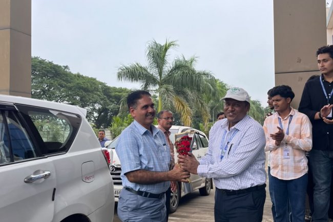 Dr. R. M. Naik, Hon’ble Vice-Chancellor, Navsari Agricultural University, Navsari visited the College of Agricultural Engineering and Technology and Polytechnic in Agricultural Engineering, NAU, Dediapada on 19th September 2026.