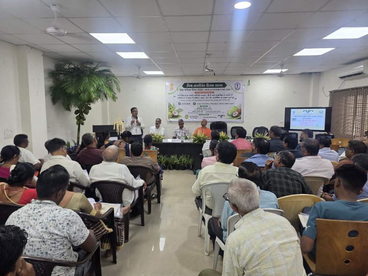 World Coconut Day 2026 was celebrated with a one-day zonal seminar on the theme “Coconut in Times of Uncertainty: Securing Food, Energy and Livelihoods on 2 September 2026 at the Centre of Excellence, Chanvai, Valsad,”