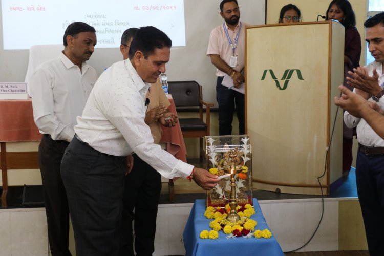 On September 3, 2026, a Training-cum-Awareness Programme on “Risk management for monsoon crops under the potential impact of El Nino” was organized under the “Strengthening of Extension Wing” scheme at the Department of Agricultural Extension and Communication, N. M. College of Agriculture, Navsari Agricultural University, Navsari.