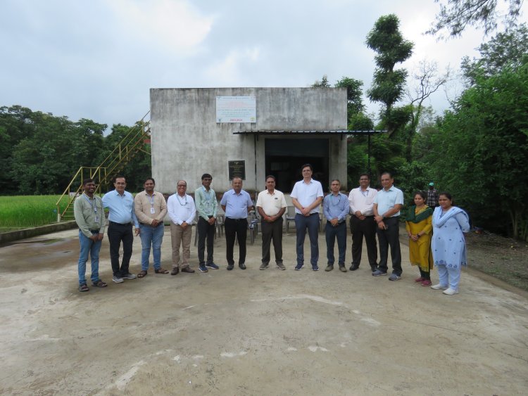 Hon’ble Vice-Chancellor Dr. R. M. Naik, Navsari Agricultural University (NAU), Navsari visited the Rambhas Farm and Rajendrapur Farm of the Hill Millet Research Station, NAU, Waghai on 9th September 2026.