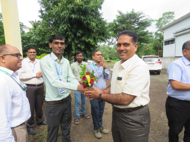 Hon’ble Vice-Chancellor Dr. R. M. Naik, Navsari Agricultural University (NAU), Navsari visited the Rambhas Farm and Rajendrapur Farm of the Hill Millet Research Station, NAU, Waghai on 9th September 2026.