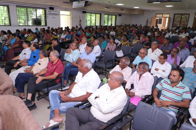 “Natural Farming Crop Symposium (પ્રાકૃતિક ખેતી પાક પરિસંવાદ)” was successfully organized by Krishi Vigyan Kendra, Navsari on 10 September 2026 at the Central Examination Hall, NAU, Navsari.