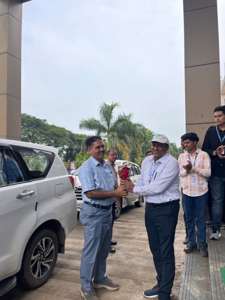 Dr. R. M. Naik, Hon’ble Vice-Chancellor, Navsari Agricultural University, Navsari visited the College of Agricultural Engineering and Technology and Polytechnic in Agricultural Engineering, NAU, Dediapada on 19th September 2026.