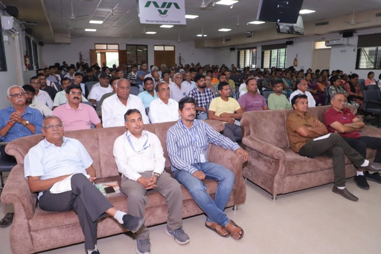 On the occasion of Seva Sankalp Abhiyan and Mission Madhmakhi (મીશન મધમાખી), The College of Forestry organized a one-day workshop on "Beekeeping" in collaboration with the Office of the Assistant Director of Horticulture, Navsari, Government of Gujarat, on September 23, 2026, at the Central Examination Hall, Navsari Agricultural University (NAU), Navsari. 