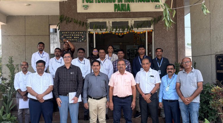 Hon’ble Vice Chancellor of Navsari Agricultural University, Dr. R. M. Naik Sir, visited Horticulture Polytechnic.