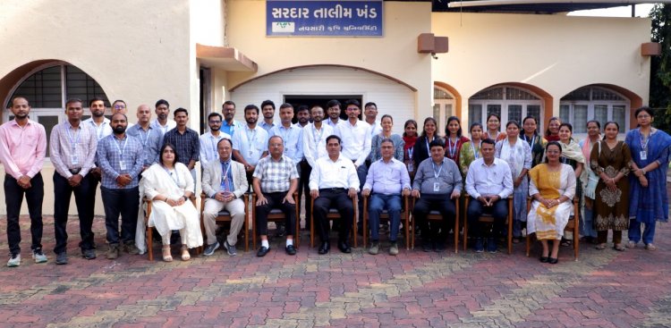 Hon’ble Vice-Chancellor Dr. Rajendra M. Naik Inspires Newly Appointed Assistant Professors at NAU’s First 5-Day FDP