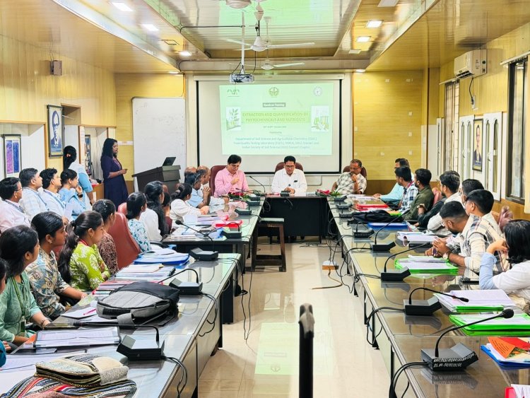 Hands-on training programme on "Extraction and Quantification of Phytochemicals and Nutrients" 