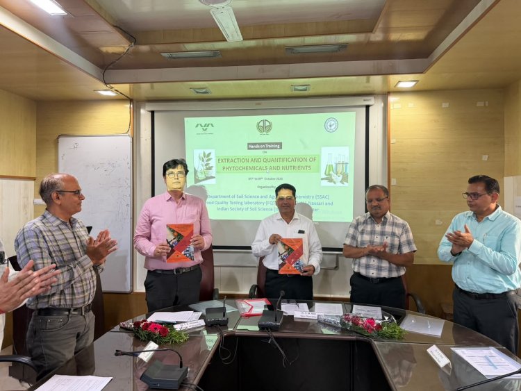 Hands-on training programme on "Extraction and Quantification of Phytochemicals and Nutrients" 