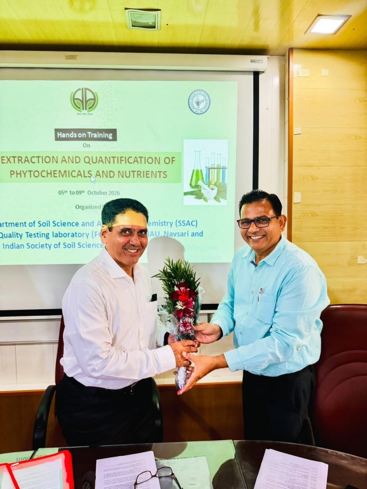Hands-on training programme on "Extraction and Quantification of Phytochemicals and Nutrients" 