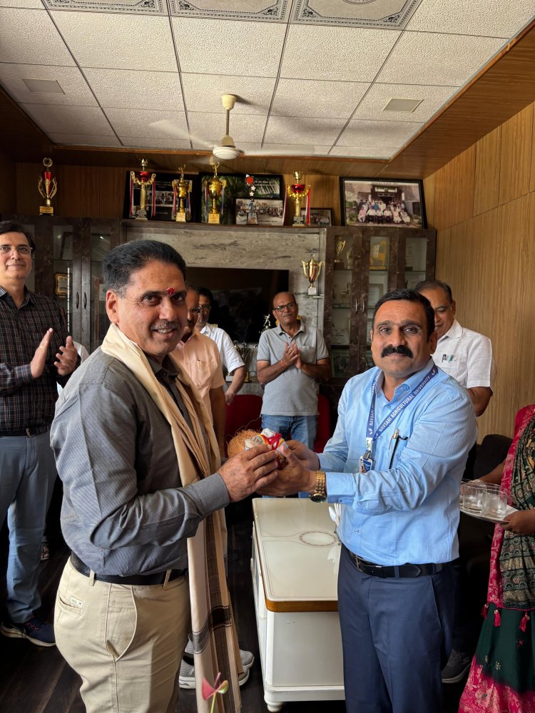 Hon’ble Vice Chancellor of Navsari Agricultural University, Dr. R. M. Naik Sir, visited Horticulture Polytechnic.