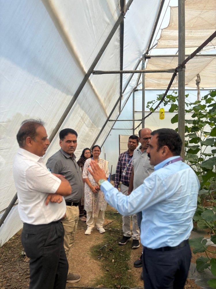 Hon’ble Vice Chancellor of Navsari Agricultural University, Dr. R. M. Naik Sir, visited Horticulture Polytechnic.