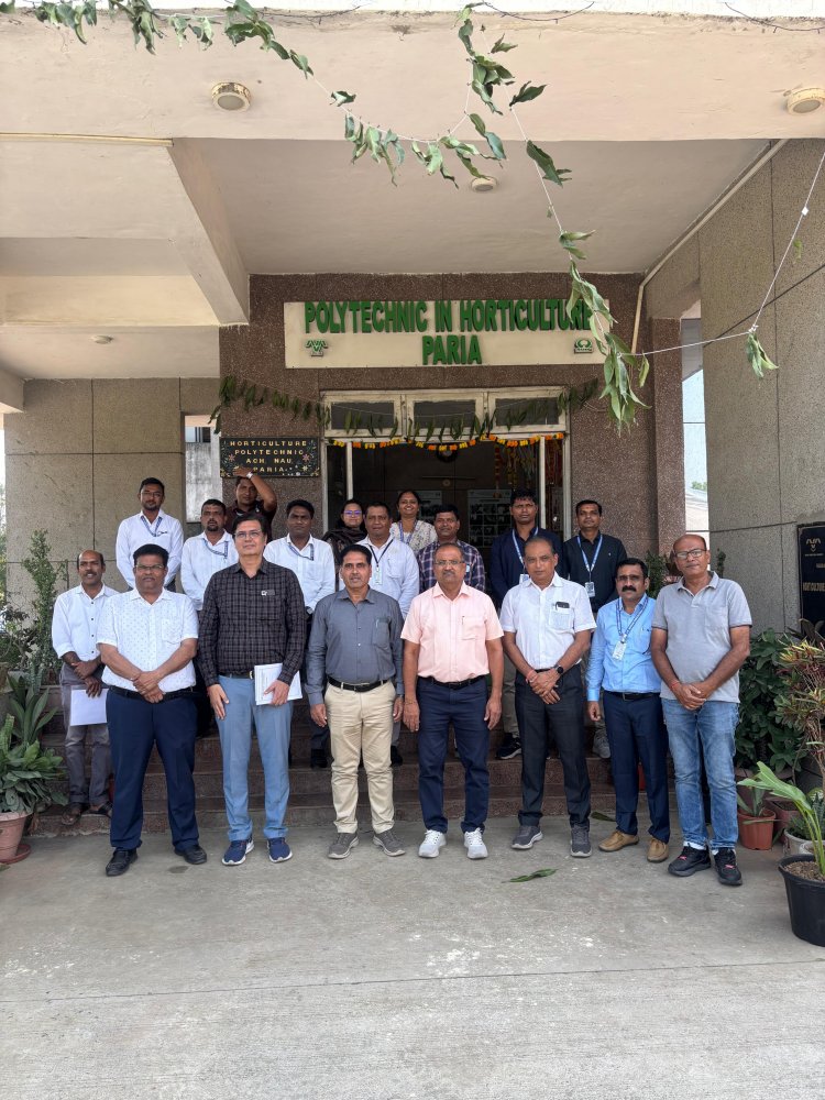 Hon’ble Vice Chancellor of Navsari Agricultural University, Dr. R. M. Naik Sir, visited Horticulture Polytechnic.