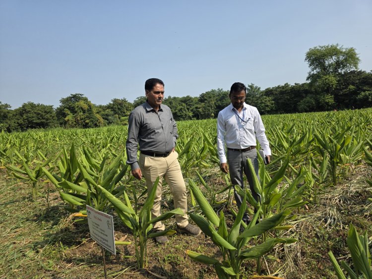 Visit of Hon’ble Vice-Chancellor Dr. R. M. Naik sir to AES, NAU, Paria