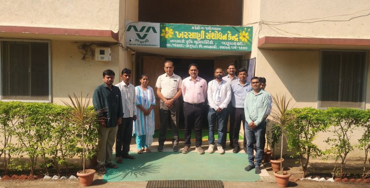 Visit of Hon. Vice Chancellor Dr. RM Naik sirji to Niger Research Station, NAU, Vanarasi